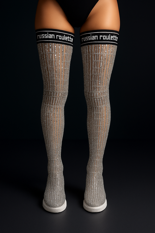 Viral illusionatti sneaker thigh high boots