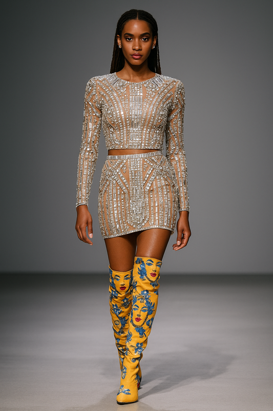 Construct skirt set