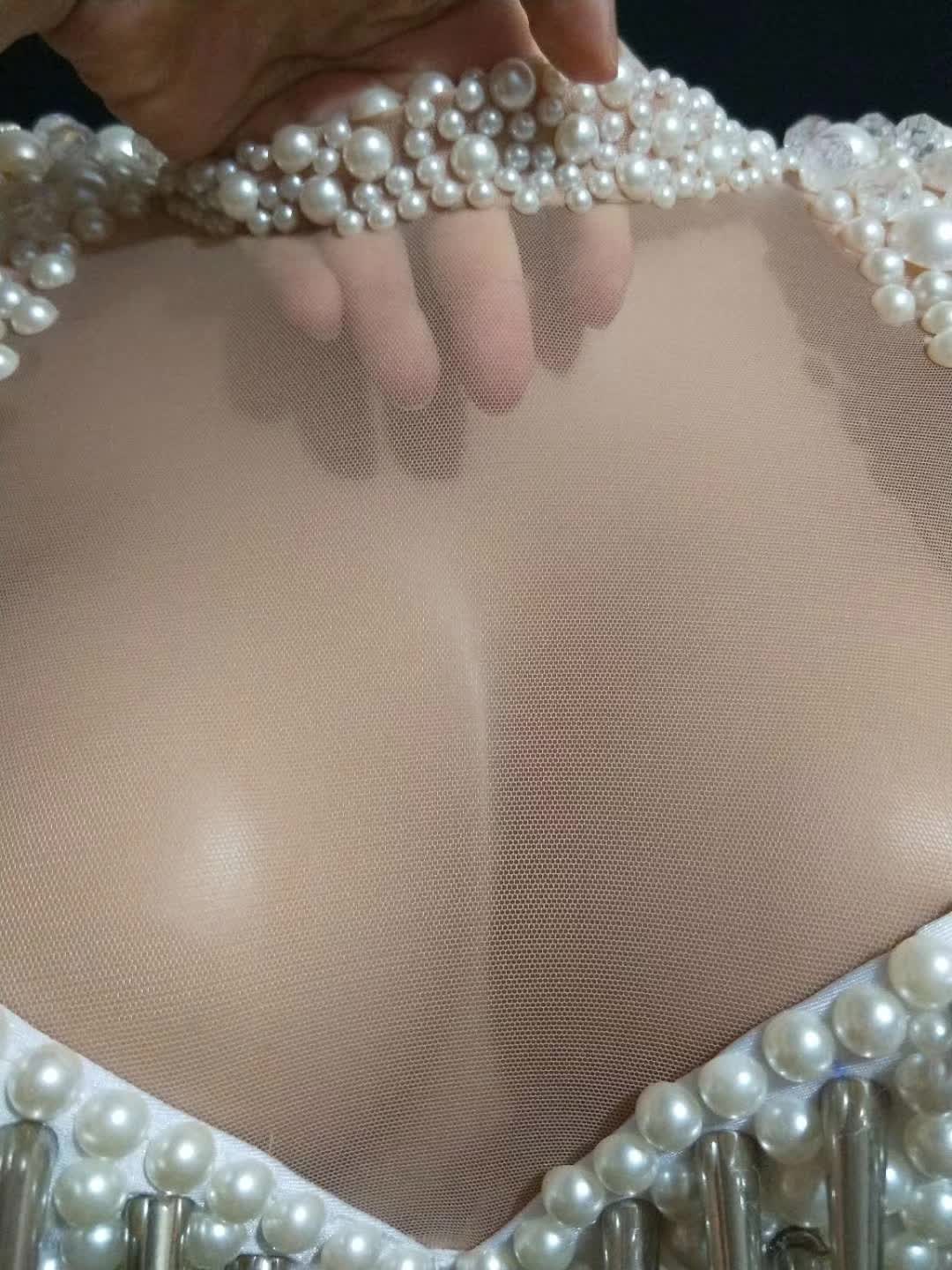 Pearl corset shorts romper jumper