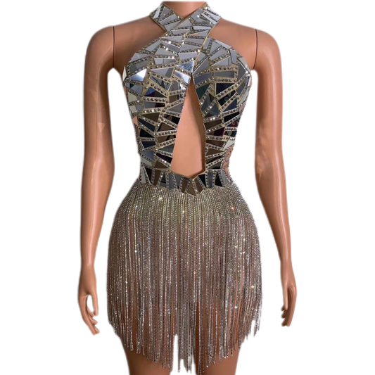 Glass beauty dress In stock